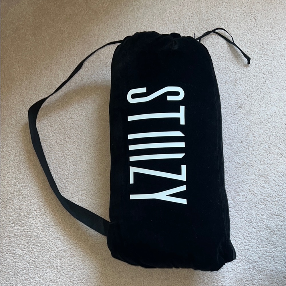 NWOT STIIIZY Official pillow zip around suede storage handle back pack bag